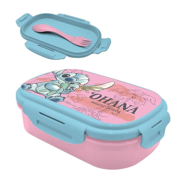 Disney Lilo och Stitch busig matlåda med bestickset