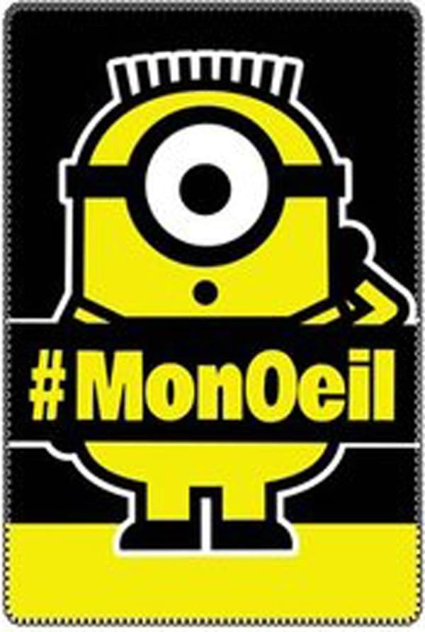 Minions Monoeil polisäng täcke 100x150cm