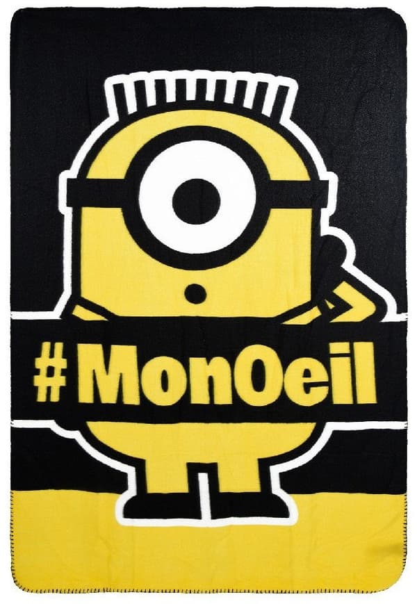 Minions Monoeil polisäng täcke 100x150cm