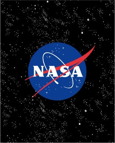 Nasa polarfleece pläd 120x150 cm