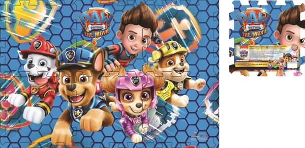 Paw Patrol Film skumgummimatta med 6 bitar