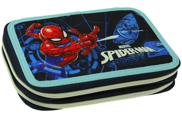 Spiderman Fyllt Pennfodral med 2 Fack