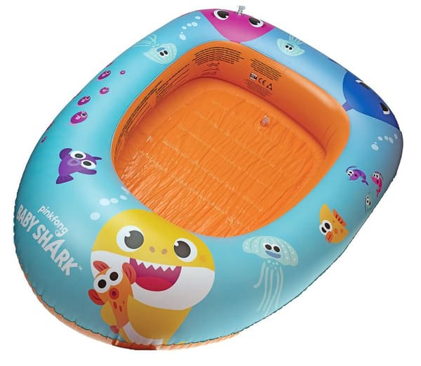 Baby Shark Adventure uppblåsbar båt 102x69 cm