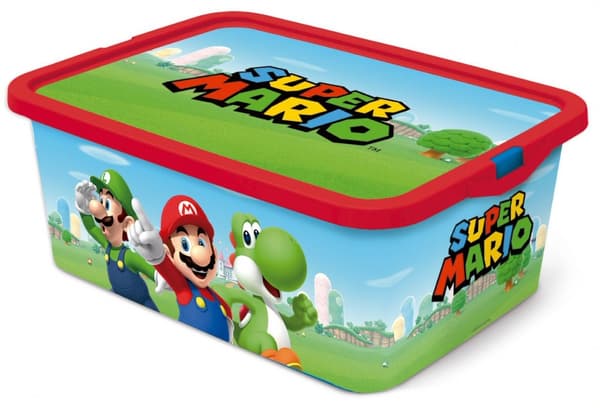 Super Mario Plastråvarublåda 13 L