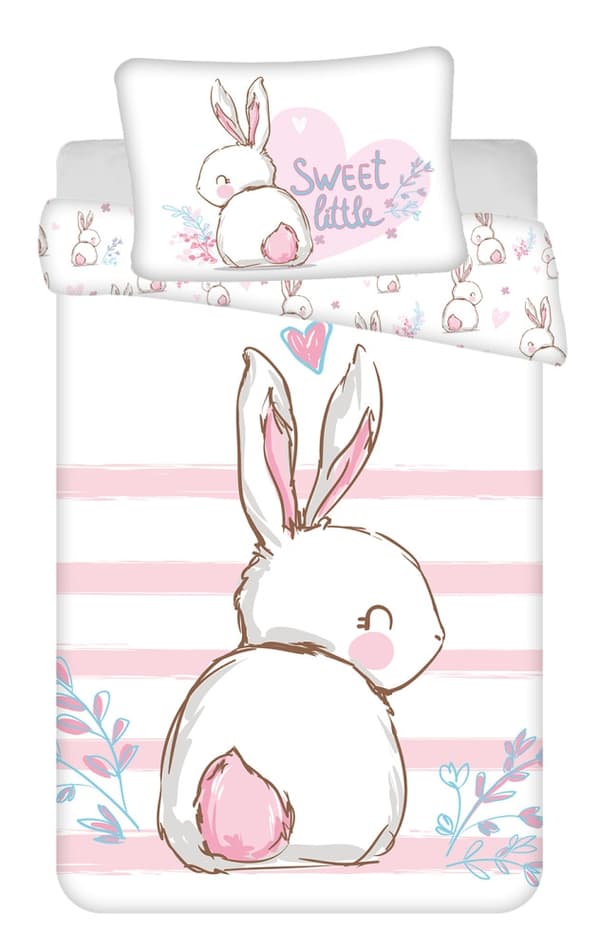 Rabbit Sweet barnsängset 100x135 cm, 40x60 cm