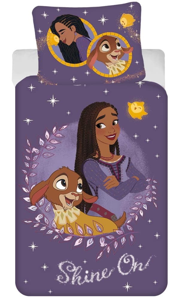 Disney Wish sängkläder set 140×200 cm, 70×90 cm