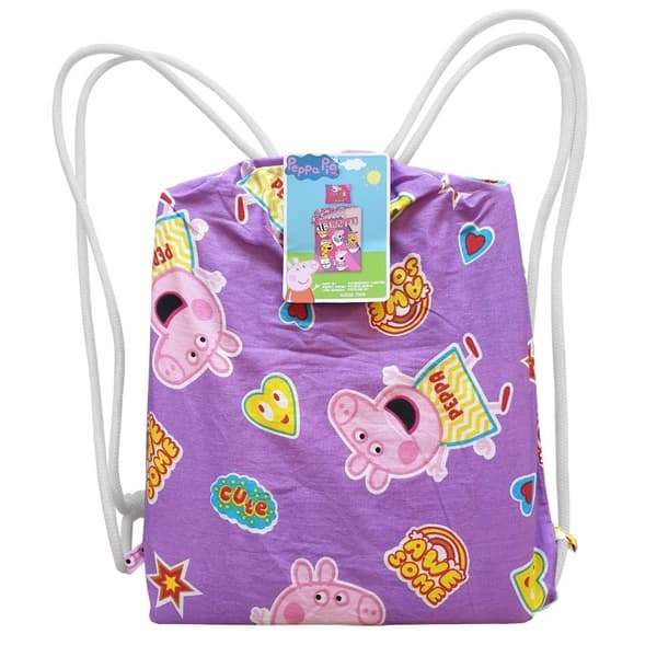 Peppa Pig Glad bäddset 140×200 cm, 70×90 cm