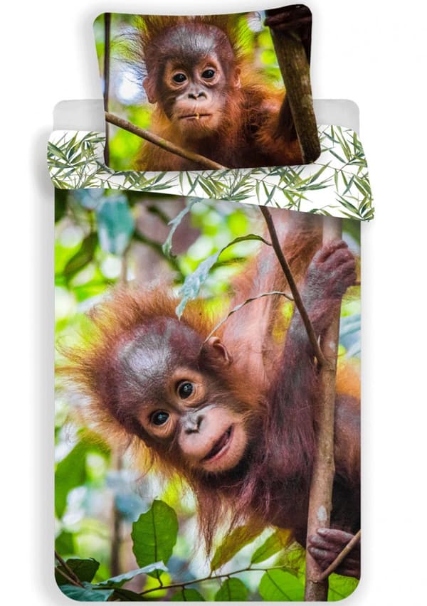 Orangutang sängöverkast 140×200 cm, 70×90 cm