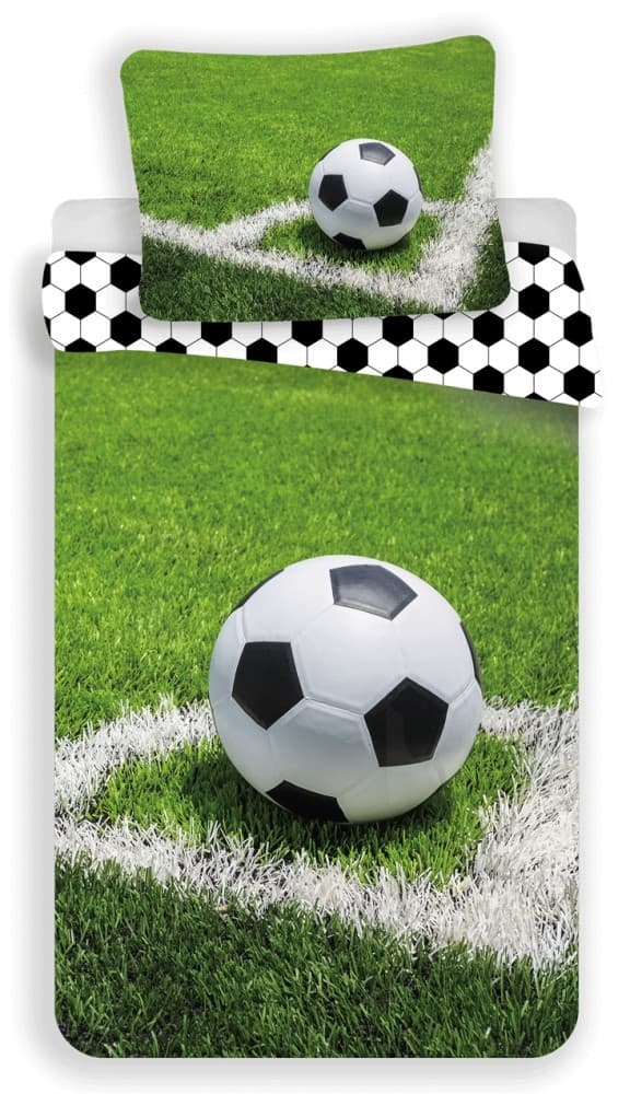 Fotboll Corner sängkläder set 140×200 cm, 70×90 cm