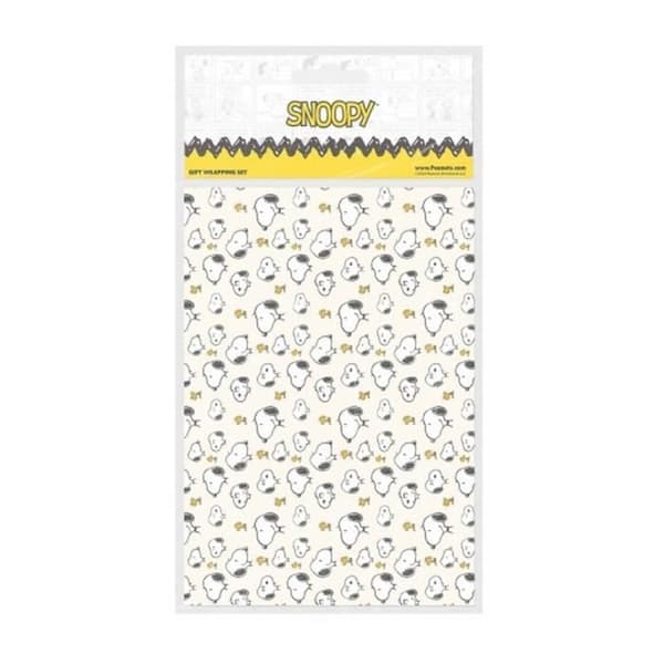 Presentpapper - Set med presentpapper Erik Peanuts, Snoopy (50x70cm)