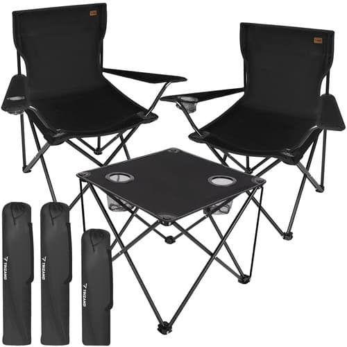 Campingstolar med Bord - 3-delar
