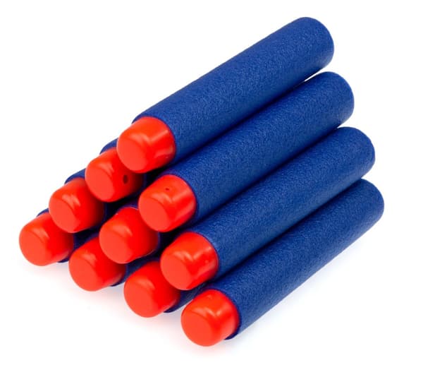 NERF-kompatibla launcherpilar 10 st 7,2 cm