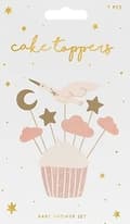 Miniatyrbilde 3 av 4: Dekorationer till muffinsformar - Stork 11cm-12cm 7 stycken