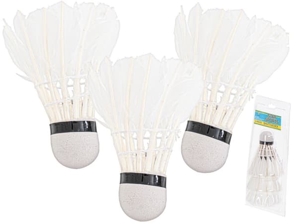 Badmintonfjäderpilar 3 st