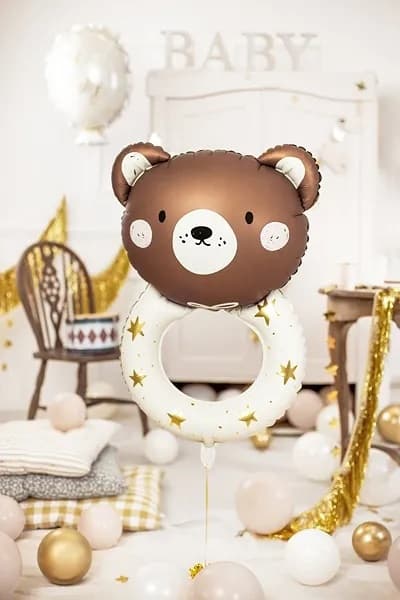 Folieballong Skallrabjörn 45cm x 67cm