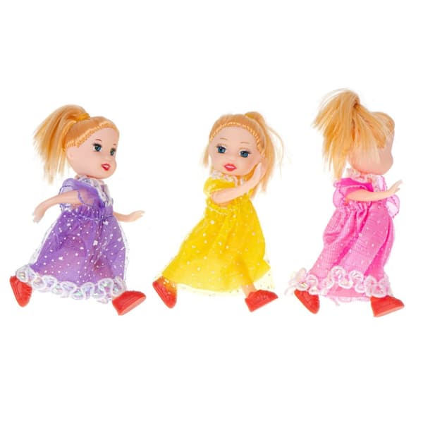 Dockor dockor till dockhus set om 3 st 10 cm
