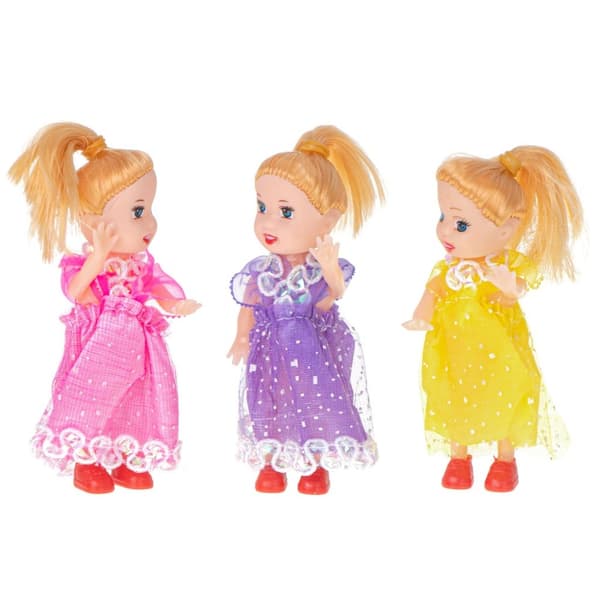 Dockor dockor till dockhus set om 3 st 10 cm