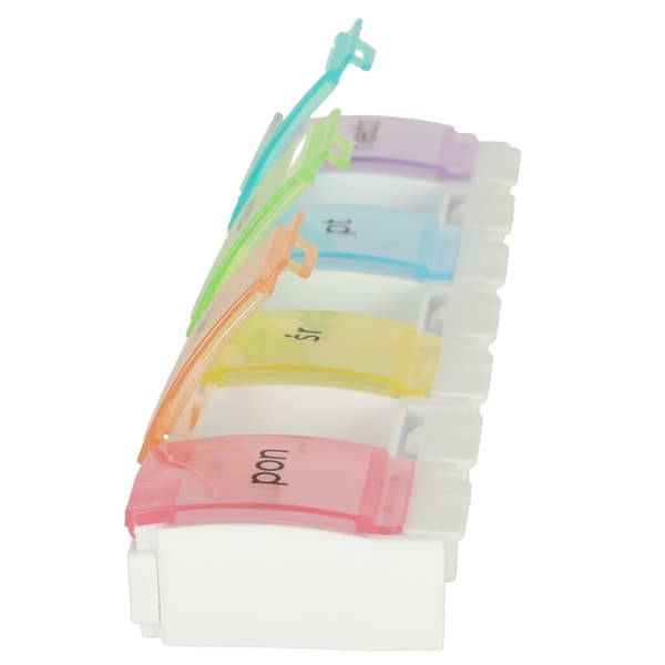Weekly pill organizer container 7 dagar EN