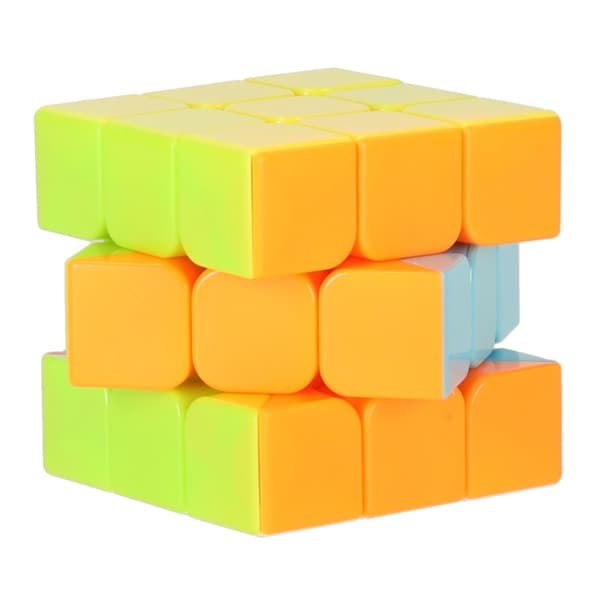 Pusselspel Pusselkub 3x3 neon 5,65 cm