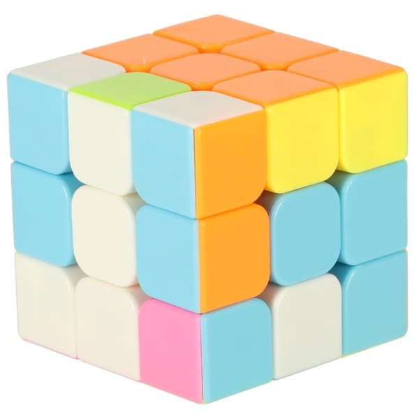 Pusselspel Pusselkub 3x3 neon 5,65 cm