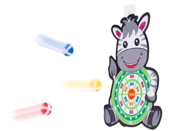Kardborre dart spel säkert dart mål zebra