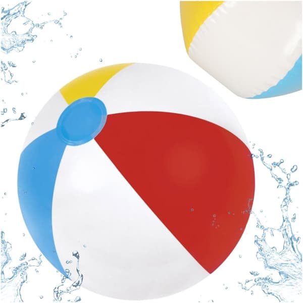 Uppblåsbar boll i strandfärg 51 cm