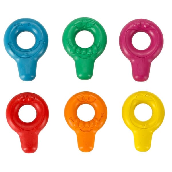 Baby Colorpeps runda plastkritor 6 st.