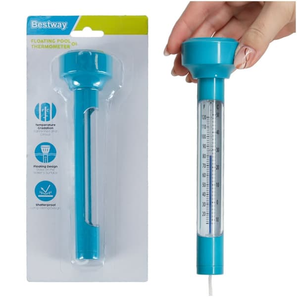 Simbassängtermometer flottör