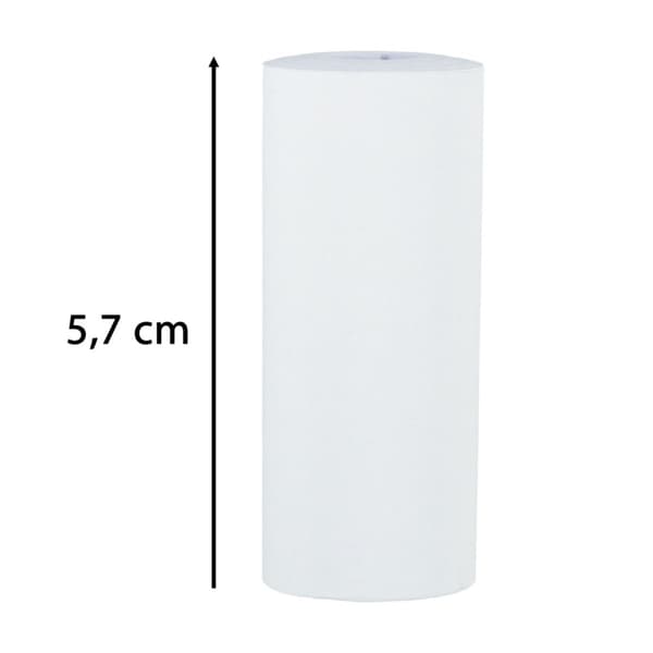 Termopappersrullar för miniskrivare 5,7 cm x 4,5 m 5 stycken