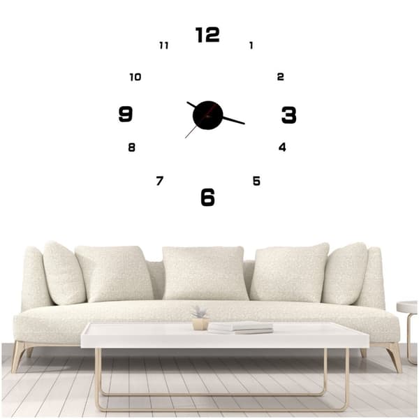 Väggur / Väggklocka med Lösa Siffor - 70-130 cm