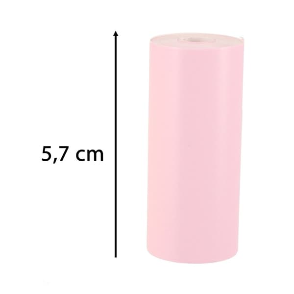 Termopappersrullar för miniskrivare 5,7 cm x 3 m 3 st färg