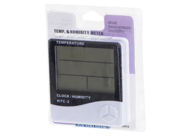 Hygrometer Termometer Fuktighetsklocka HTC-2