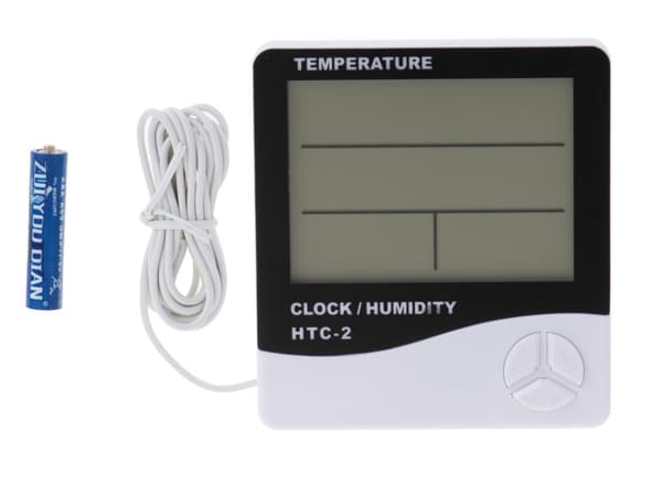 Hygrometer Termometer Fuktighetsklocka HTC-2