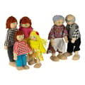 Miniatyrbild 3 av 6: Dockor dockor till dockhusfamiljen 6 st.