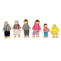 Miniatyrbild 6 av 6: Dockor dockor till dockhusfamiljen 6 st.