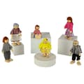 Miniatyrbild 2 av 6: Dockor dockor till dockhusfamiljen 6 st.