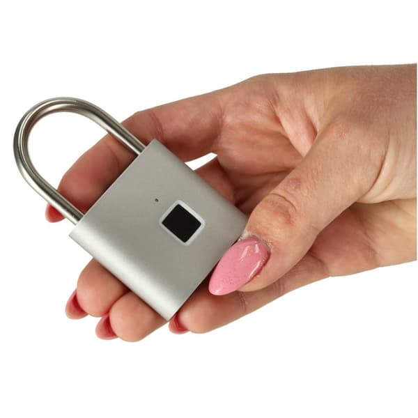 Fingeravtryckshänglås Intelligent svart