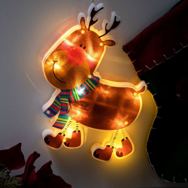 LED-hänglampor Juldekoration renar