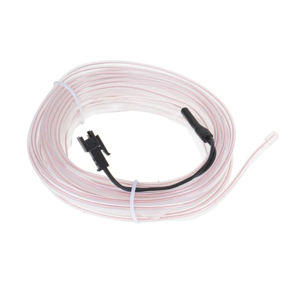 LED-stämningsbelysning för bil / bil USB / 12V-tejp 5m vit