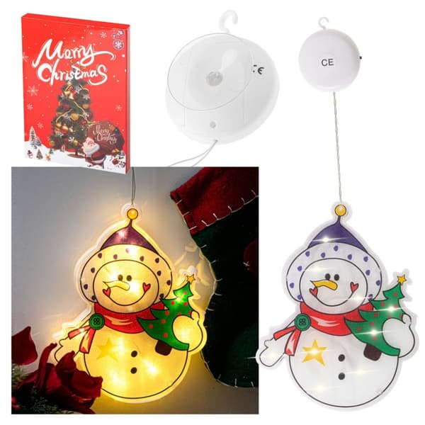 LED-hänglampor Juldekoration snögubbe