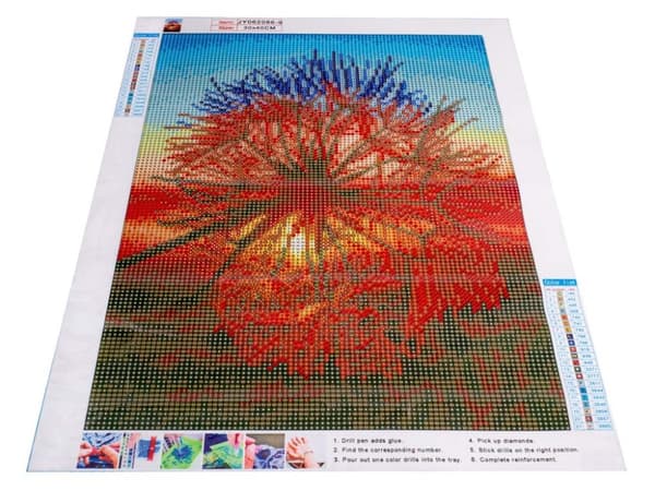Diamantbroderi mosaik set 5D maskros