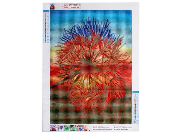 Diamantbroderi mosaik set 5D maskros