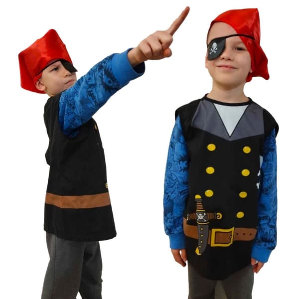 Pirat sjömans kostym för karneval 3-8 år