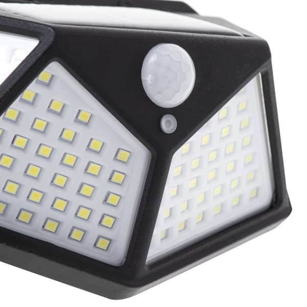 Solcellslampa med rörelse- och skymningssensor 100 LED