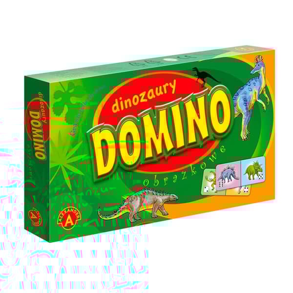 ALEXANDER dinosaurie dominobrickor pedagogiskt spel 4+