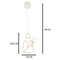 Pikkukuva 10 / 10: LED-hänglampor juldekoration snögubbe 49cm 10 LED-lampor