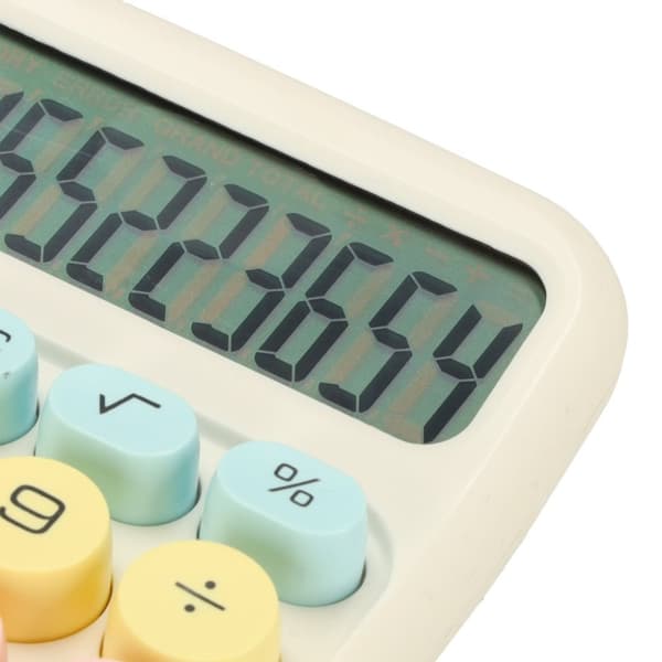 Kontorskalkylator med stora runda knappar