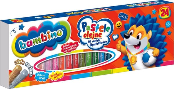 Pastellkritor Oljekritor 24 färger