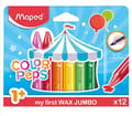 Miniatyrbillede 2 af 4: Jumbo Colorpeps ljuskritor 12 st.
