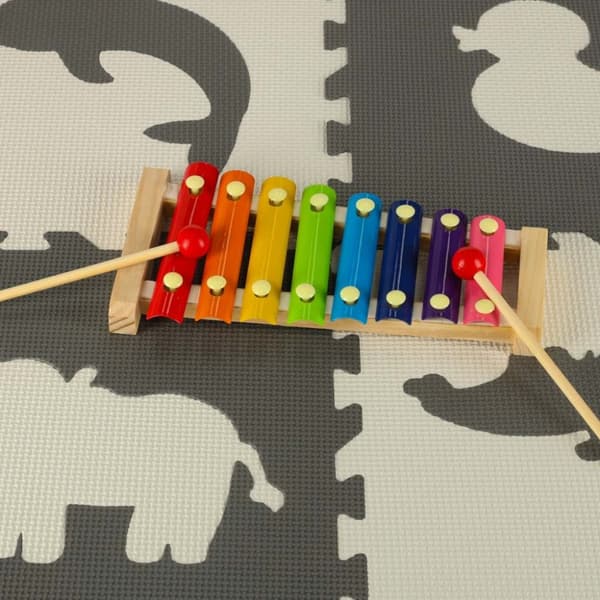 Färgglad pedagogisk trädulcimer